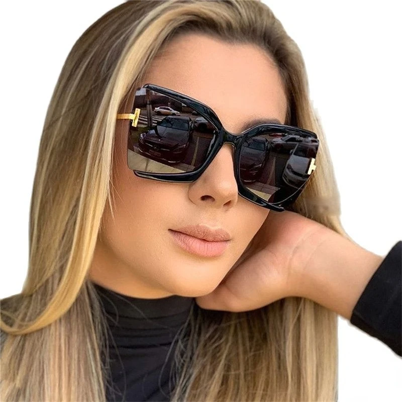 New Fashion Large-framed Sunglasses Women Metal Leg Texture Butterfly Cat Eye Sunglasses Gradient Color Glasses
New Fashion Large-framed Sunglasses Women Metal Leg Texture Butterfly Cat Eye Sunglasses Gradient Color Glasses