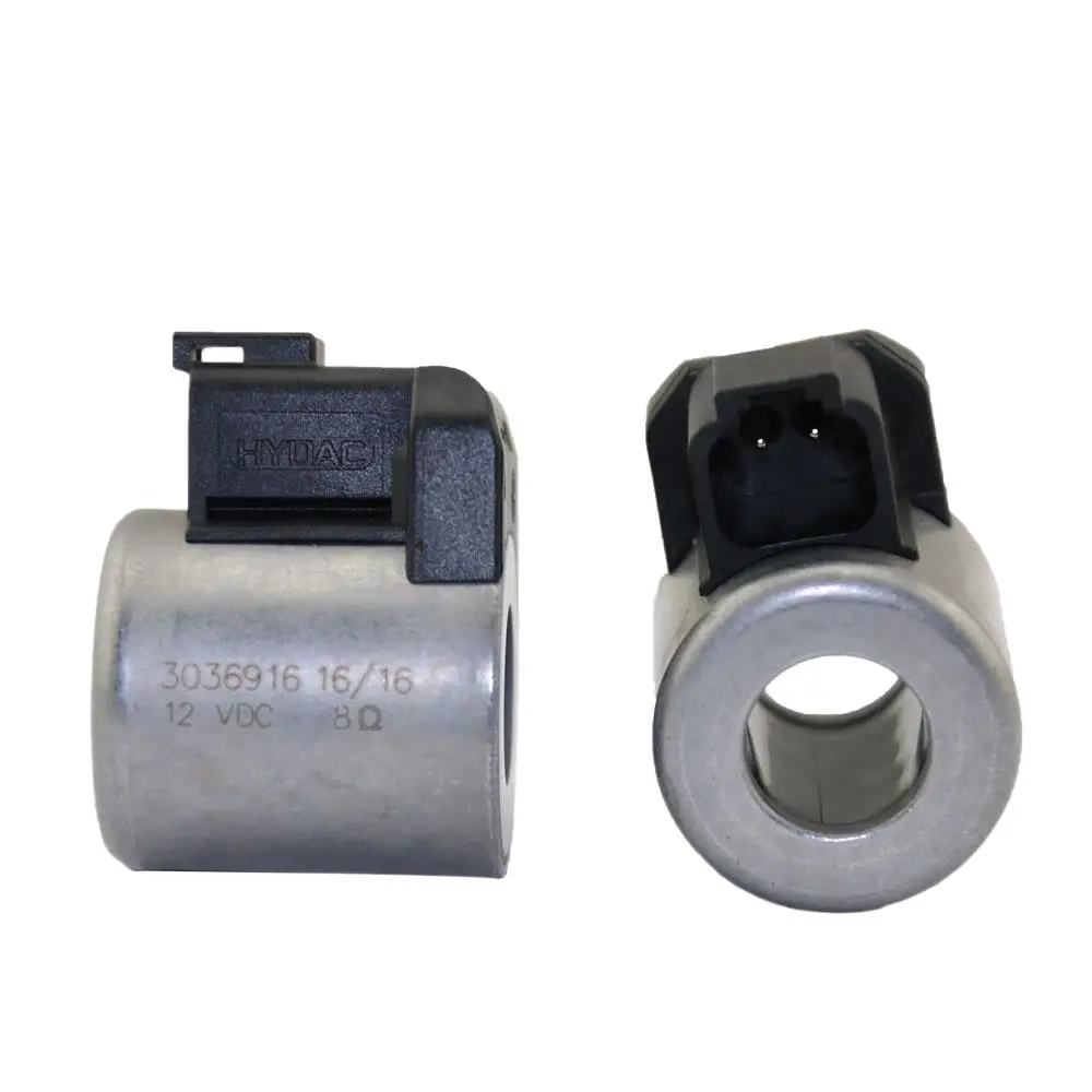 Excavator spare parts 08C1864 Solenoid Valve Coil for HYDAC 12V 24V
Excavator spare parts 08C1864 Solenoid Valve Coil for HYDAC 12V 24V