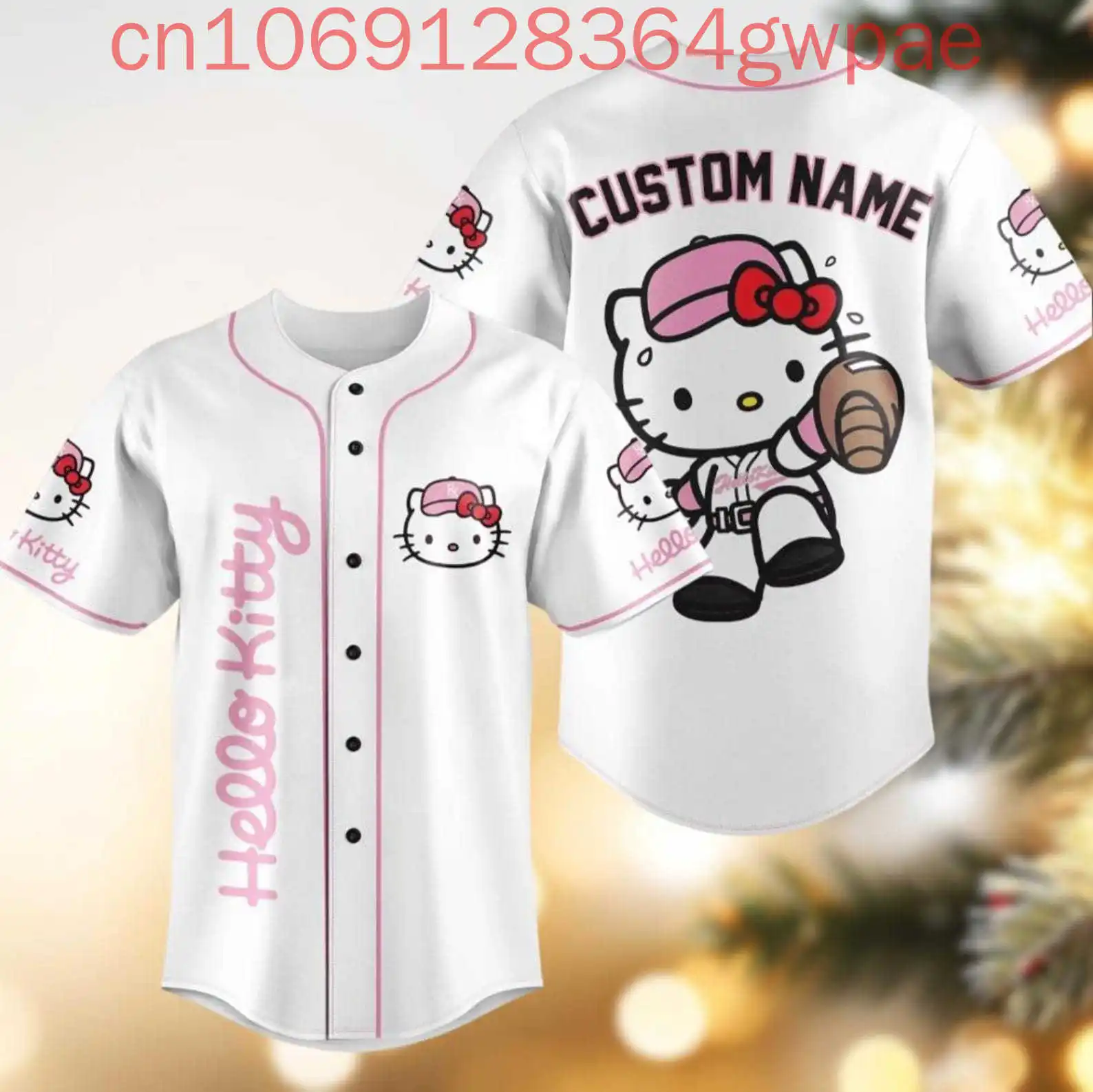 2025 Hello Kitty Baseball Jersey Shirt Men's Women's Kids Shirt Tops Summer Cartoon Casual Sports Short Sleeve Baseball Shirts
2025 Hello Kitty Baseball Jersey Shirt Men's Women's Kids Shirt Tops Summer Cartoon Casual Sports Short Sleeve Baseball Shirts