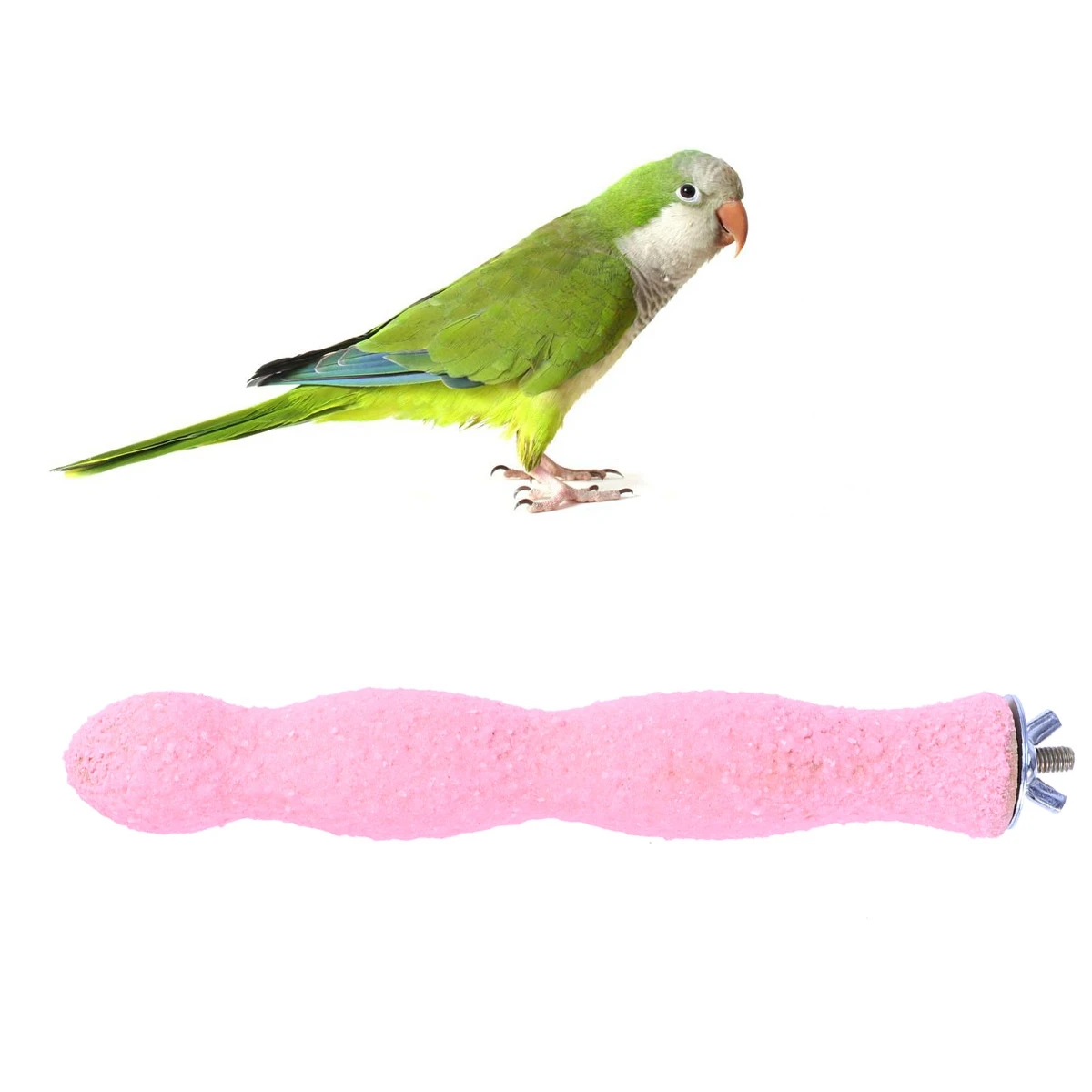 20 CM Bird Perch Sand Paper Claw Stick for Budgie Cockatiels Pigeon Grit Ecofriendly Natural Wood Safe Toys Foot Exercise Beak
20 CM Bird Perch Sand Paper Claw Stick for Budgie Cockatiels Pigeon Grit Ecofriendly Natural Wood Safe Toys Foot Exercise Beak