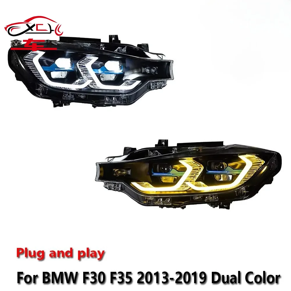 Car LED Headlight Assemblies For BMW F30 F35 2013-2019 Dual Color Fog DRL Brake Turn Signal Lamp Plug and Play
Car LED Headlight Assemblies For BMW F30 F35 2013-2019 Dual Color Fog DRL Brake Turn Signal Lamp Plug and Play