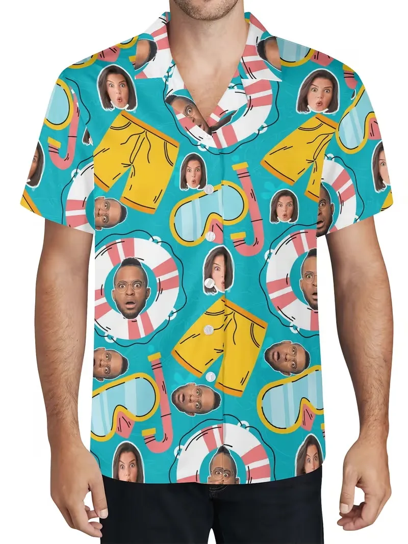 Гавайские рубашки с индивидуальным дизайном для мужчин и женщин, персонализированные тропические принты, повседневные рубашки с коротким рукавом для отпуска и пляжа
Гавайские рубашки с индивидуальным дизайном для мужчин и женщин, персонализированные тропические принты, повседневные рубашки с коротким рукавом для отпуска и пляжа