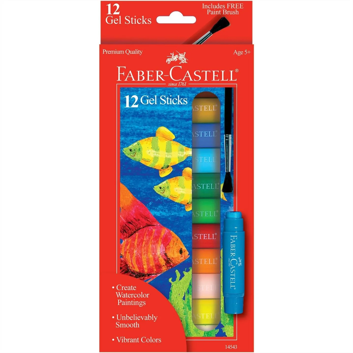 12 Twistable Watercolor Crayons for Kids with Brush - Smooth Gel Sticks for Blending and Watercolor Effects
12 Twistable Watercolor Crayons for Kids with Brush - Smooth Gel Sticks for Blending and Watercolor Effects