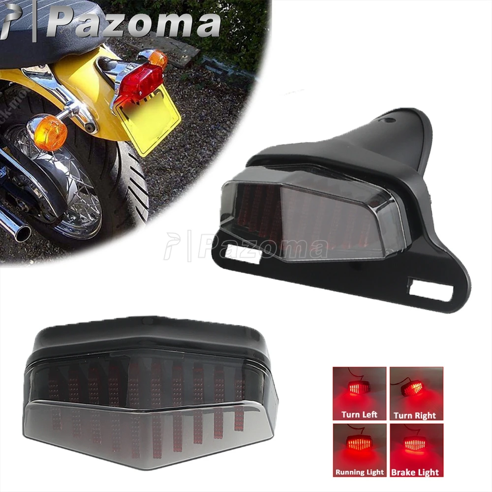 Retro LED Taillight Universal For Norton Harley Yamaha Suzuki Kawasaki Honda BMW License Plate Lucas Light Rear Turn Signal Lamp
Retro LED Taillight Universal For Norton Harley Yamaha Suzuki Kawasaki Honda BMW License Plate Lucas Light Rear Turn Signal Lamp