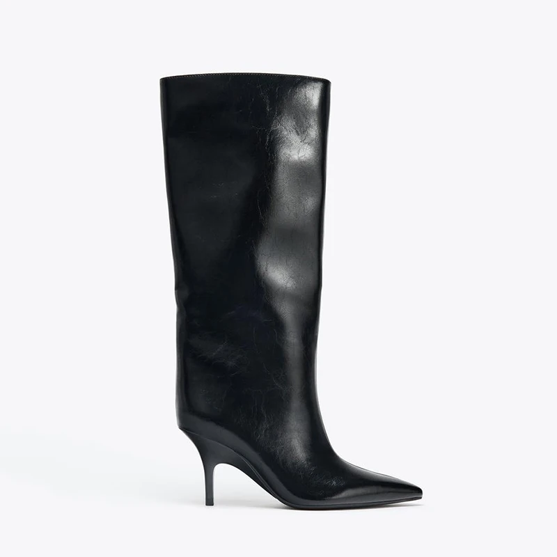 Retro Pointed Toe Knight Boots High Tube over Knee Heel Extraordinary Shape Boot Superfine Fiber Inner Material for Women
Retro Pointed Toe Knight Boots High Tube over Knee Heel Extraordinary Shape Boot Superfine Fiber Inner Material for Women