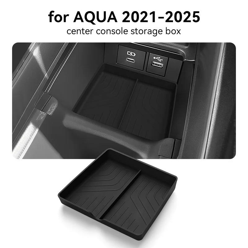 For 21-25 Toyota AQUA central control storage box silicone protective anti slip pad automotive supplies
For 21-25 Toyota AQUA central control storage box silicone protective anti slip pad automotive supplies