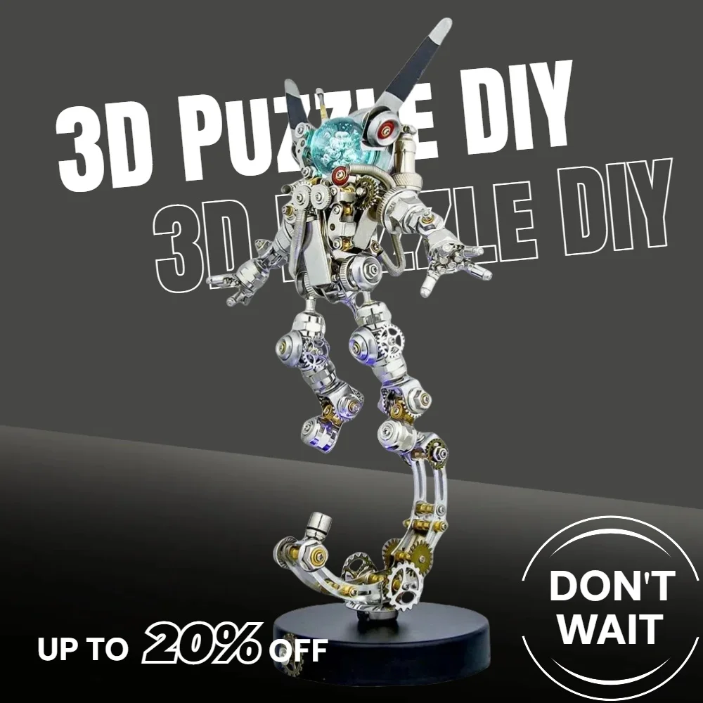 Metal assembled model astronaut space precision handmade 3D puzzle toy boy birthday gift children's mechanical rabbit
Metal assembled model astronaut space precision handmade 3D puzzle toy boy birthday gift children's mechanical rabbit