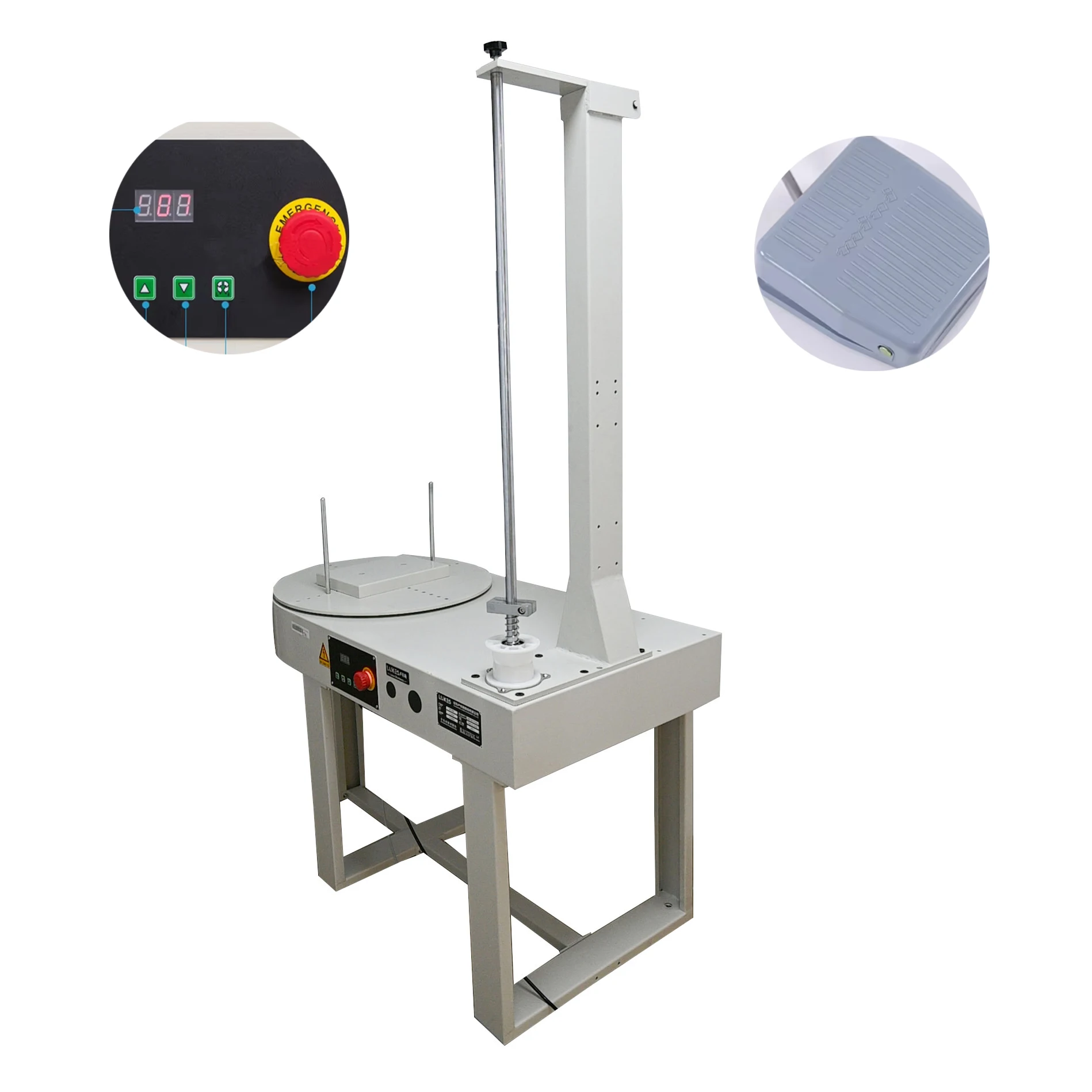 25pcs/min High Quality Electric DBC800 Semi Automatic Turntable Bench Type Case Packaging Standard Stretch Film Wrapping Machine
25pcs/min High Quality Electric DBC800 Semi Automatic Turntable Bench Type Case Packaging Standard Stretch Film Wrapping Machine