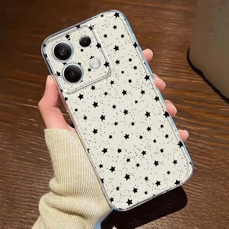 Black Star Love Flower Phone Case For Xiaomi Redmi 10 11 K30 K40 K50 K60 K70 Pro Prime Plus Ultra Zoom 5G Transparent
Black Star Love Flower Phone Case For Xiaomi Redmi 10 11 K30 K40 K50 K60 K70 Pro Prime Plus Ultra Zoom 5G Transparent