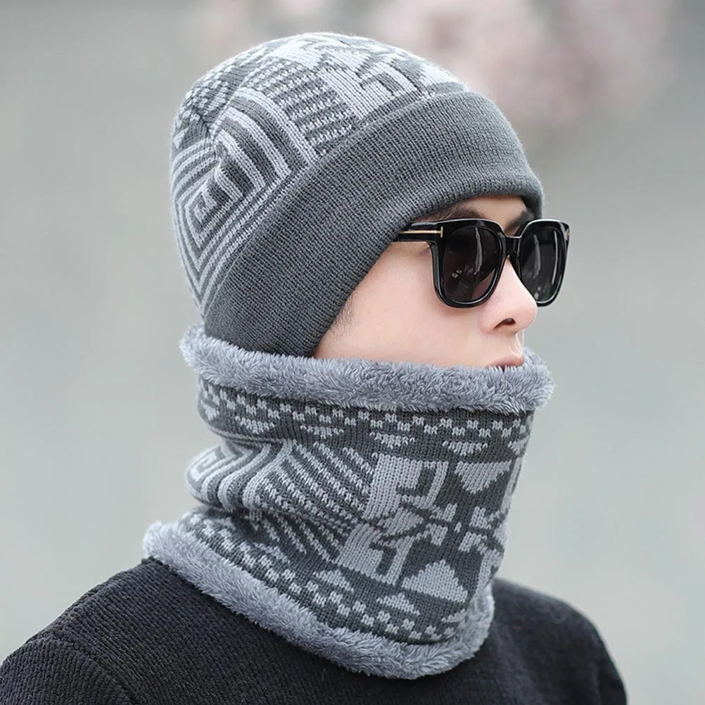 1pc Warm Knitted Scarf Hat Neck Gaiters Winter Korean Men One Size Stylish Texture Ear Neck Cover Outdoor Cycle Hike
1pc Warm Knitted Scarf Hat Neck Gaiters Winter Korean Men One Size Stylish Texture Ear Neck Cover Outdoor Cycle Hike
