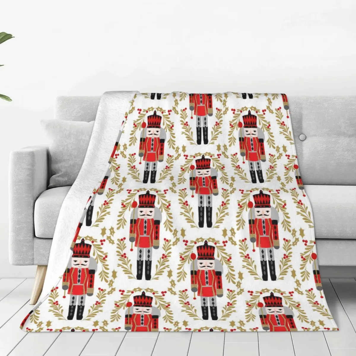 Nutcracker Blanket Sofa Cover Fleece Winter Cartoon Collage Multifunction Warm Throw Blankets for Bedding Bedroom Bedding Throws
Nutcracker Blanket Sofa Cover Fleece Winter Cartoon Collage Multifunction Warm Throw Blankets for Bedding Bedroom Bedding Throws