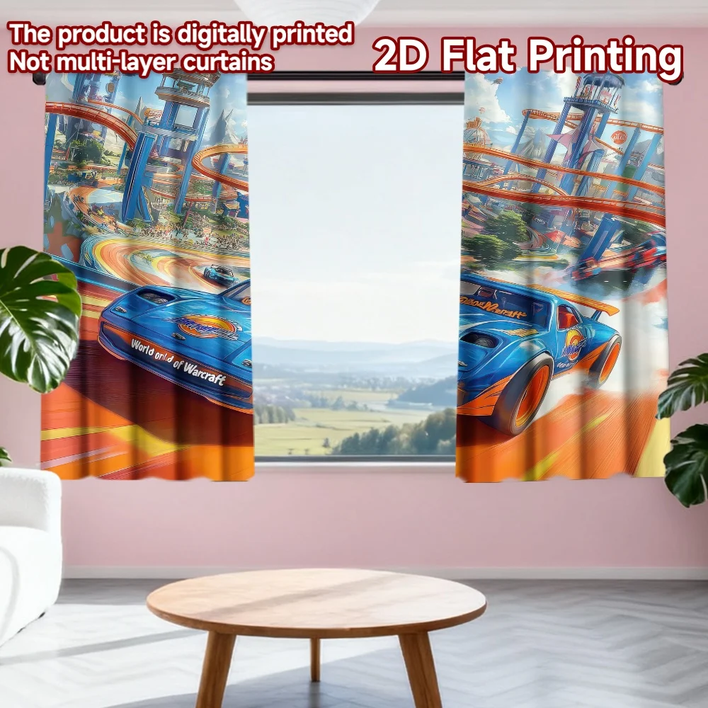 2D flat printing 2pcs Party Curtains Race Car Roller Coaster Digital Printed Polyester Drapes Holiday Decorations Perfect for
2D flat printing 2pcs Party Curtains Race Car Roller Coaster Digital Printed Polyester Drapes Holiday Decorations Perfect for