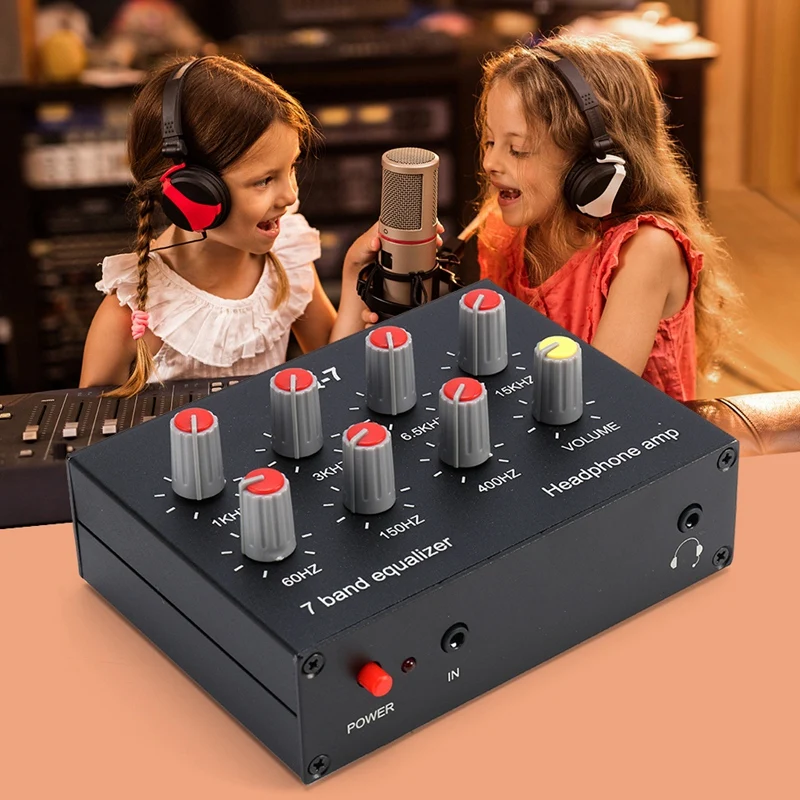 EQ-7 Car Audio Headset Amplifier 7-Band EQ Equalizer 2 Channel Digital Sound Equalizer
EQ-7 Car Audio Headset Amplifier 7-Band EQ Equalizer 2 Channel Digital Sound Equalizer