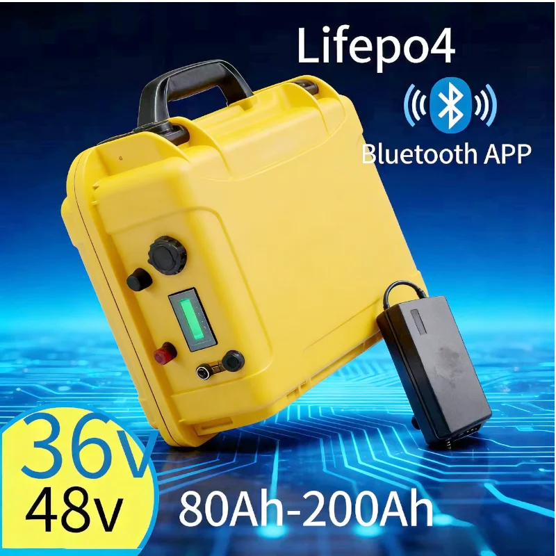 Аккумулятор LiFePO4 Étanche, 36 В, 100 Ач, 200 Ач, 48 В, 150 Ач, с Bluetooth, для трехколесного велосипеда, Voiturette de Golf 5000 Вт,
Аккумулятор LiFePO4 Étanche, 36 В, 100 Ач, 200 Ач, 48 В, 150 Ач, с Bluetooth, для трехколесного велосипеда, Voiturette de Golf 5000 Вт,