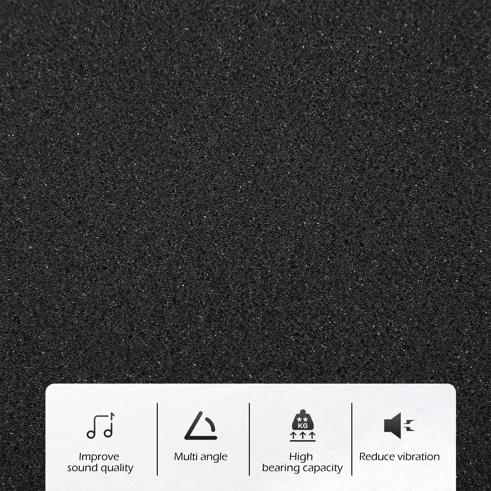 Комплект из 1 шт. звукопоглощающих виброизоляционных подушек для динамиков, черные звукоизоляционные губчатые прокладки для мониторов, сабвуферов, громкоговорителей, шумопоглощающие
Комплект из 1 шт. звукопоглощающих виброизоляционных подушек для динамиков, черные звукоизоляционные губчатые прокладки для мониторов, сабвуферов, громкоговорителей, шумопоглощающие