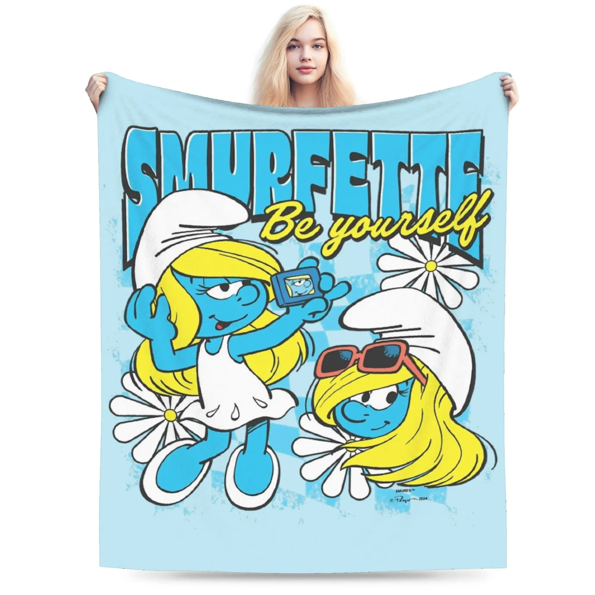 S-Smurfs Smurfette Be Yourself Sassy Shot одеяла фланелевое летнее супермягкое одеяло для кровати автомобиля плюшевое тонкое одеяло
S-Smurfs Smurfette Be Yourself Sassy Shot одеяла фланелевое летнее супермягкое одеяло для кровати автомобиля плюшевое тонкое одеяло