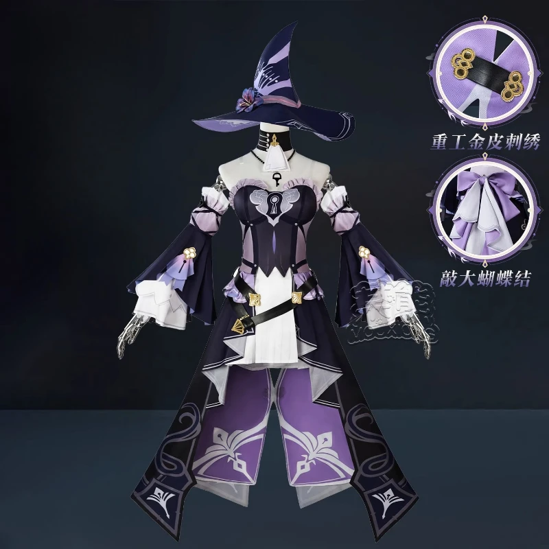 Game Star Rail Herta Cosplay Costume Fancy Dress Anime Party Role Play Outfits for Women Girls Halloween Christmas Uniform
Game Star Rail Herta Cosplay Costume Fancy Dress Anime Party Role Play Outfits for Women Girls Halloween Christmas Uniform