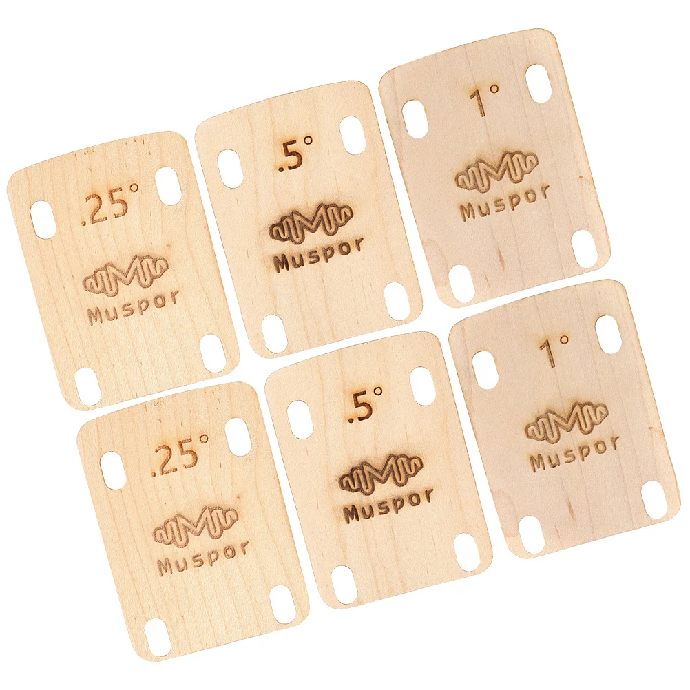 6 Pcs Guitar Neck Spacer Supplies Bass Shims Heightening Gasket Guitars Pocket Parts Maple Thickness
6 Pcs Guitar Neck Spacer Supplies Bass Shims Heightening Gasket Guitars Pocket Parts Maple Thickness