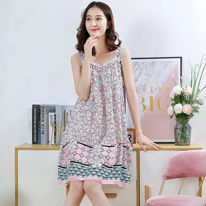 Sanderala Sexy Women Cotton Print Sleepwear Plue Size Lingerie Cute Nightdress Soft Thin Female Underwear Nightgown Home Wear
Sanderala Sexy Women Cotton Print Sleepwear Plue Size Lingerie Cute Nightdress Soft Thin Female Underwear Nightgown Home Wear