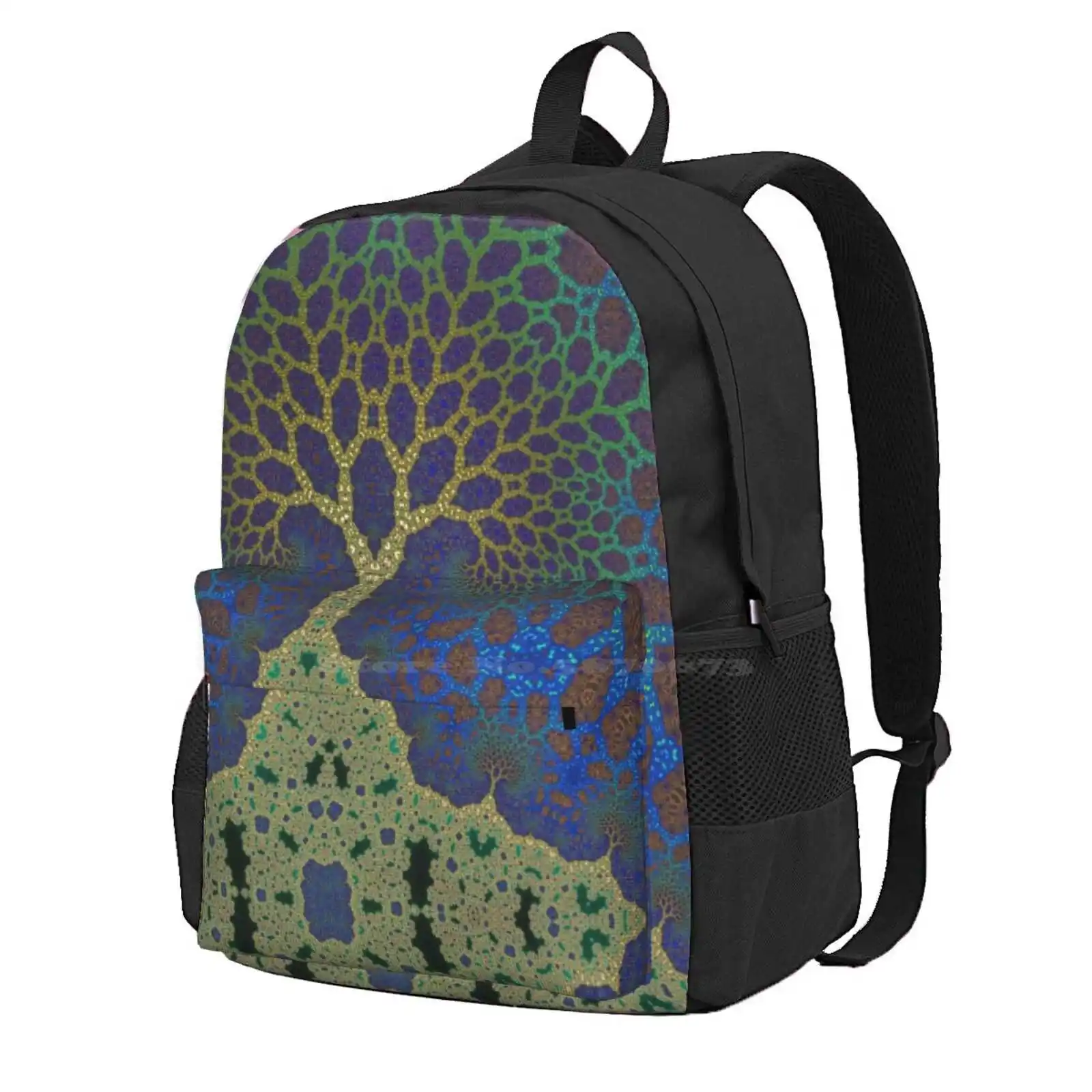 Inner Life Of A Tree 2 Hot Sale Schoolbag Backpack Fashion Bags Blue Fractal Glowing Green Growth Inner Life Light Spring Tree
Inner Life Of A Tree 2 Hot Sale Schoolbag Backpack Fashion Bags Blue Fractal Glowing Green Growth Inner Life Light Spring Tree