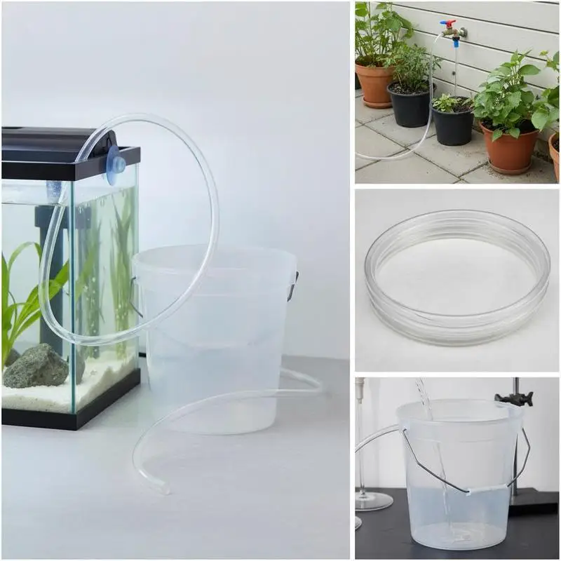Clear Vinyl Tubing, 1/2" ID x 5/8" OD, 10FT Plastic PVC Tubing, Flexible and Cuttable Clear Hose, 1/16 in Wall Thickness, High-strength PVC Material for Aquarium Irrigation Swimming Pool Lab
Clear Vinyl Tubing, 1/2" ID x 5/8" OD, 10FT Plastic PVC Tubing, Flexible and Cuttable Clear Hose, 1/16 in Wall Thickness, High-strength PVC Material for Aquarium Irrigation Swimming Pool Lab