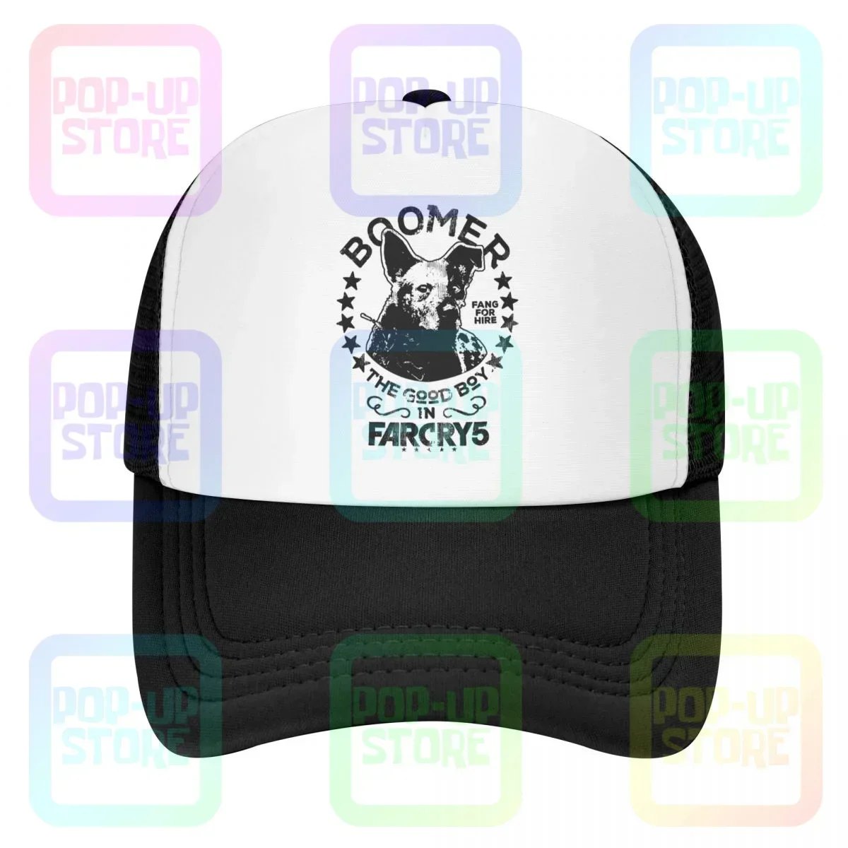 Far Cry 5 Dawn Boomer Fang For Hire Ubisoft Dog Good Boy Baseball Cap Trucker Hats Breathable Harajuku
Far Cry 5 Dawn Boomer Fang For Hire Ubisoft Dog Good Boy Baseball Cap Trucker Hats Breathable Harajuku