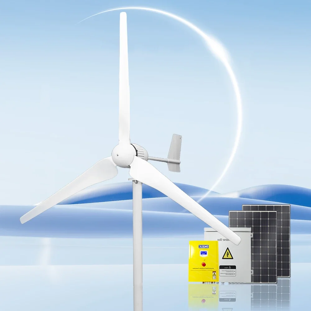 Hot Sale 1KW-3KW Horizontal 3 Blades Wind Turbine Air Generator 24V-96V Home Power Supply Options
Hot Sale 1KW-3KW Horizontal 3 Blades Wind Turbine Air Generator 24V-96V Home Power Supply Options
