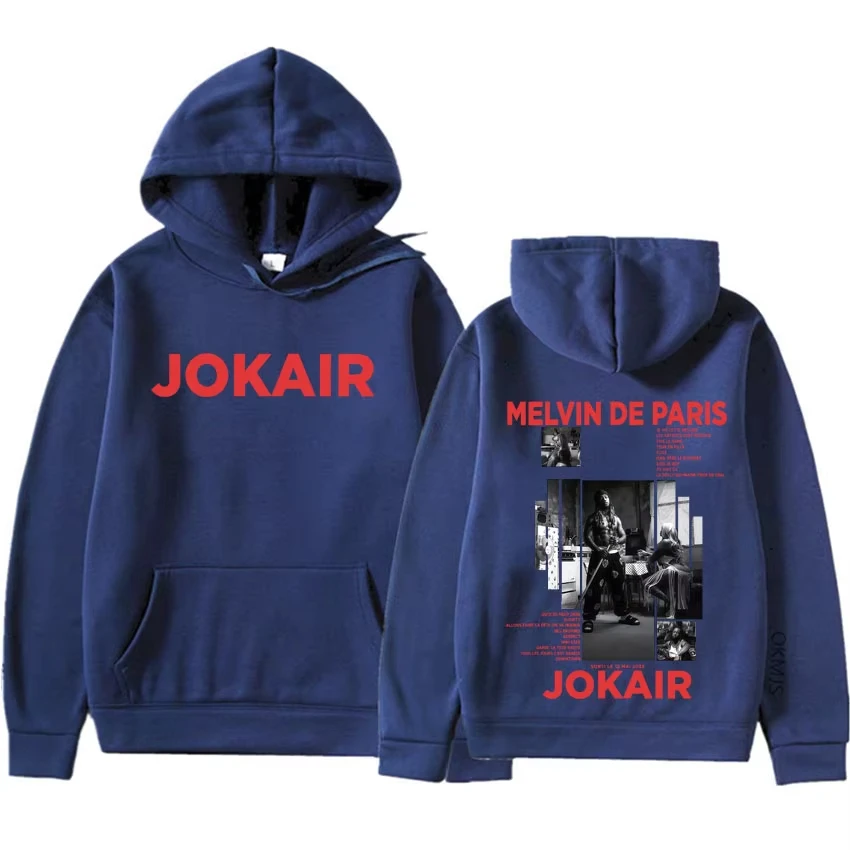Рэпер Jok'air Melvin De Paris Толстовка с рисунком Хипстерская мужская одежда Хип-хоп Мода Музыка Y2k Пуловеры Мужской уютный повседневный спортивный костюм
Рэпер Jok'air Melvin De Paris Толстовка с рисунком Хипстерская мужская одежда Хип-хоп Мода Музыка Y2k Пуловеры Мужской уютный повседневный спортивный костюм