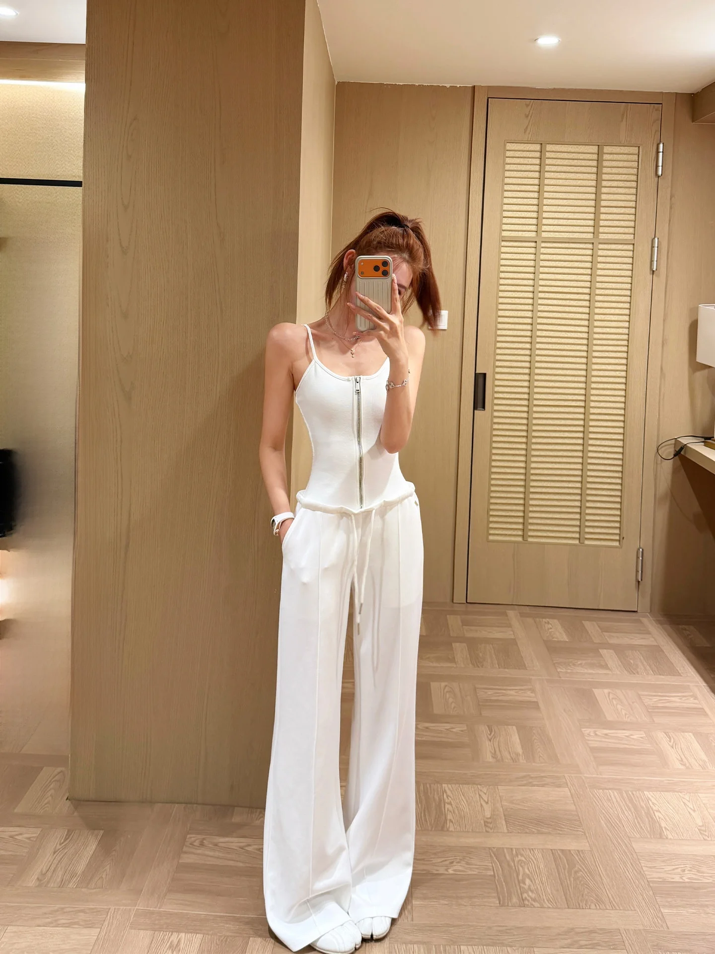LILILIWJ High Waist Straight Leg Jumpsuit Tie Waist Slim Fit Cotton Blend Casual Pants High Waist Zipper Closure Body Shaping
LILILIWJ High Waist Straight Leg Jumpsuit Tie Waist Slim Fit Cotton Blend Casual Pants High Waist Zipper Closure Body Shaping