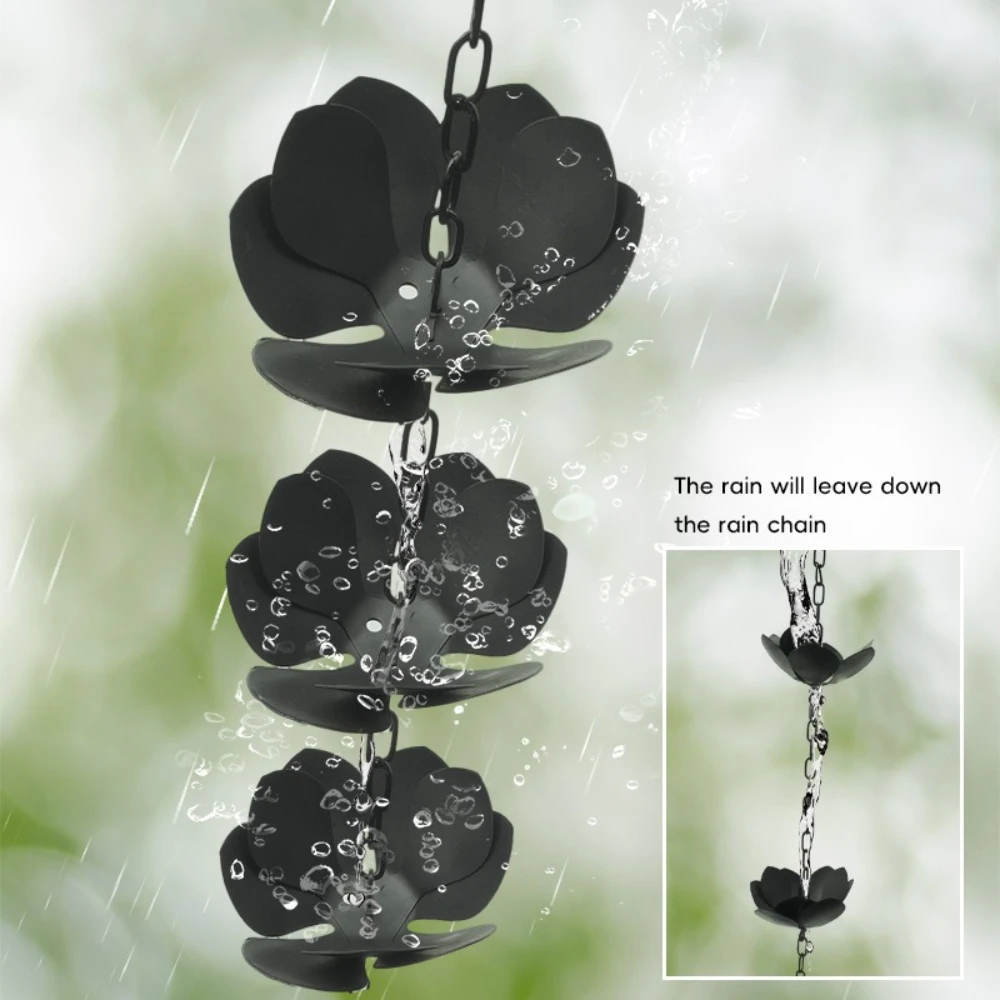 Lotus Rain Chain Garden Decoration Handicrafts Lotus Water Chain Pendants Interior Decorations Yard Garden Decor Rain Chains
Lotus Rain Chain Garden Decoration Handicrafts Lotus Water Chain Pendants Interior Decorations Yard Garden Decor Rain Chains
