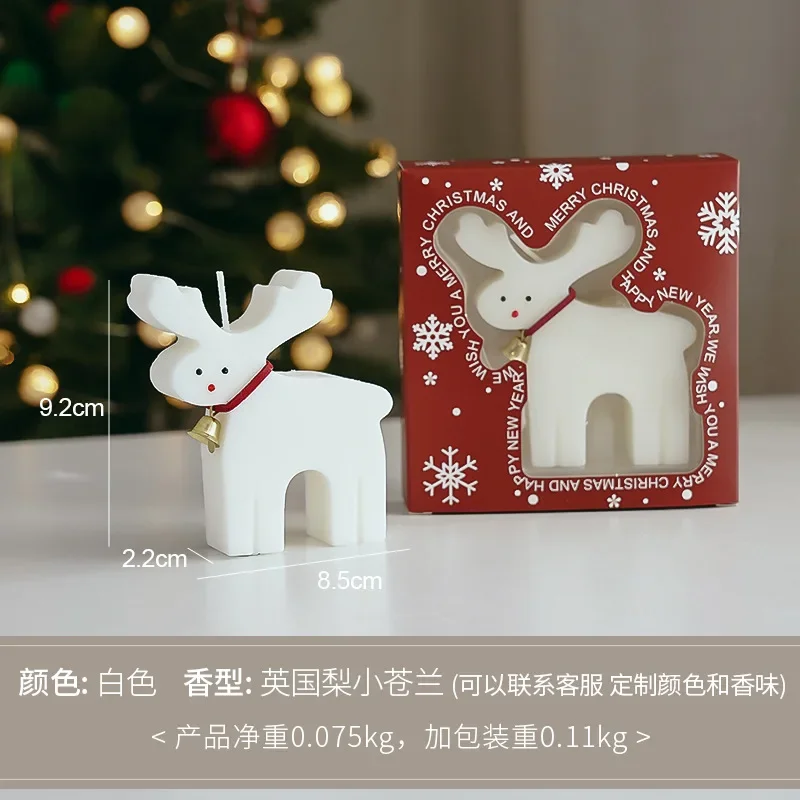 Christmas scented candle imitation elk shape wax candle souvenir gift Christmas indoor fragrance candle
Christmas scented candle imitation elk shape wax candle souvenir gift Christmas indoor fragrance candle