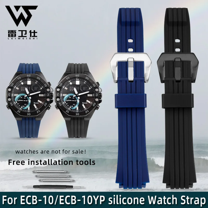 Men Bracelet For Casio silicone Watch Strap ECB-10/ECB-10YP ECB-950 Black octagonal Oak Waterproof Protruding Resin Watchband
Men Bracelet For Casio silicone Watch Strap ECB-10/ECB-10YP ECB-950 Black octagonal Oak Waterproof Protruding Resin Watchband