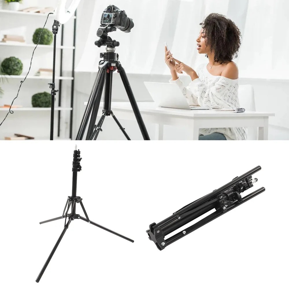 Durable 1.6m Phone Tripod Folding Adjustable Mobile Phone Holder Portable Light Tripod Video Recording
Durable 1.6m Phone Tripod Folding Adjustable Mobile Phone Holder Portable Light Tripod Video Recording