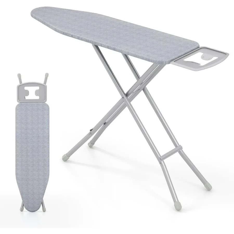 Full Size Ironing Board with Iron Rest, 57" x 15" Carbon Steel Table with 7-Level Height & Heat Resistant Cover, Foldable 4-Laye
Full Size Ironing Board with Iron Rest, 57" x 15" Carbon Steel Table with 7-Level Height & Heat Resistant Cover, Foldable 4-Laye