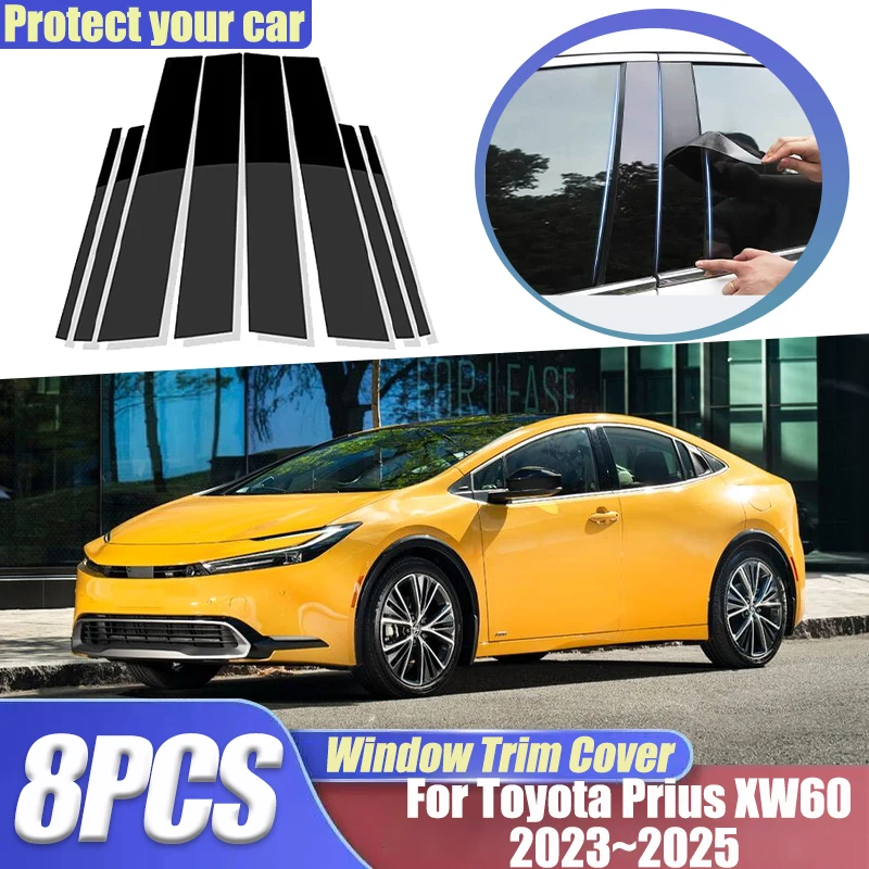 Аксессуары для Toyota Prius XW60 60 2023 2024 2025, накладка на окно автомобиля, накладка на стойки B C, наклейка на центральную колонку, автомобильные аксессуары
Аксессуары для Toyota Prius XW60 60 2023 2024 2025, накладка на окно автомобиля, накладка на стойки B C, наклейка на центральную колонку, автомобильные аксессуары