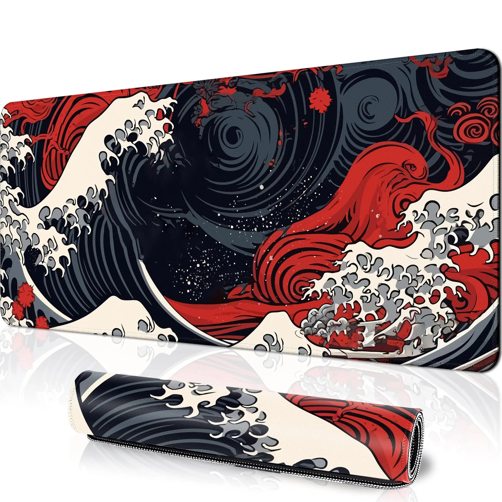 XXL Japan wave pattern Mausepad Red Desk Mat Gaming Mat Pad on The Table Office Gamer Accessories Keyboard Mat XL Mouse Pad
XXL Japan wave pattern Mausepad Red Desk Mat Gaming Mat Pad on The Table Office Gamer Accessories Keyboard Mat XL Mouse Pad