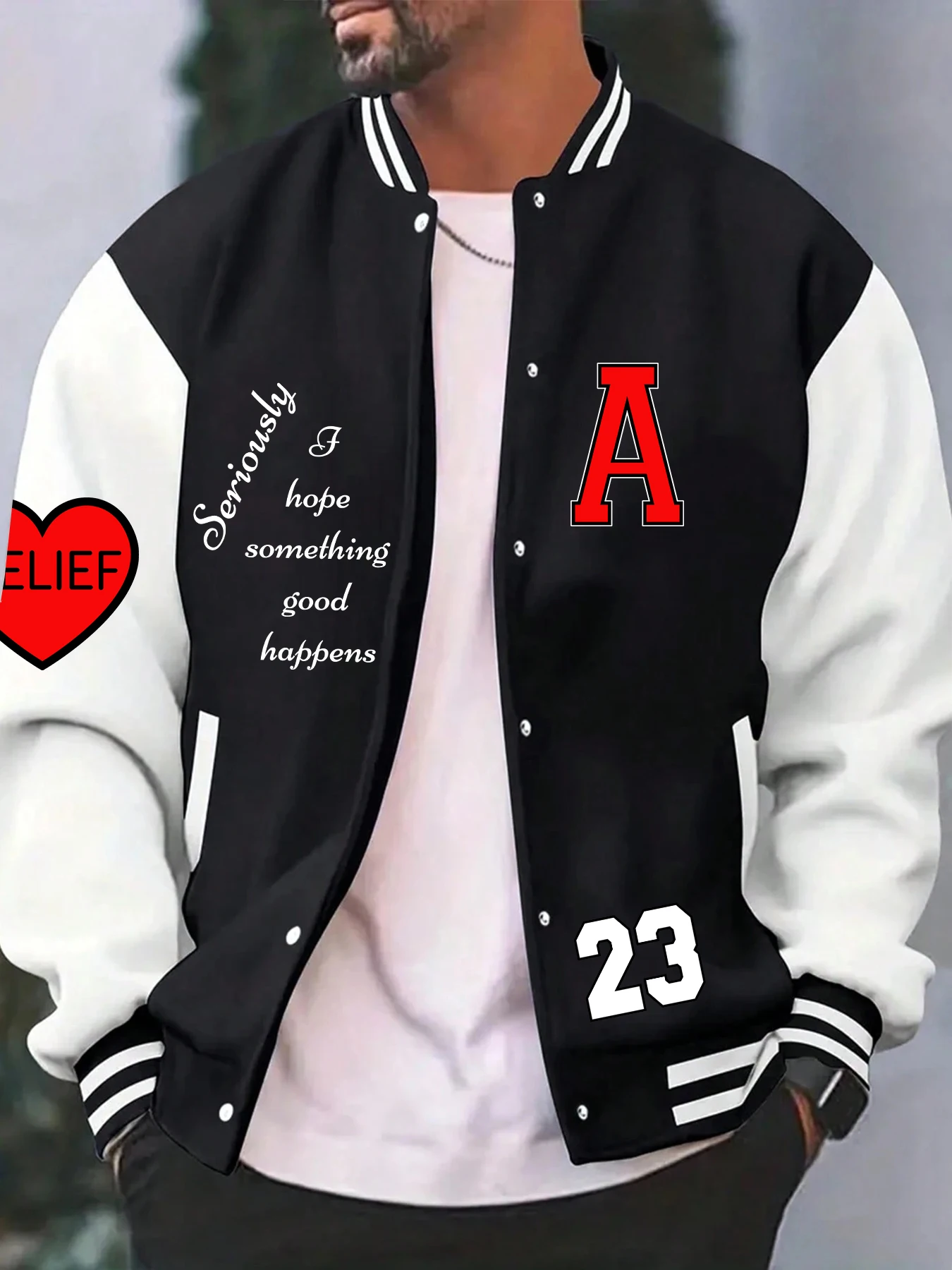 Seriously Hope Something Good Happens Print Men Jackets Harajuku Baseball Jersey Fleece Loose Clothes Autumn Warm Vintage Top
Seriously Hope Something Good Happens Print Men Jackets Harajuku Baseball Jersey Fleece Loose Clothes Autumn Warm Vintage Top