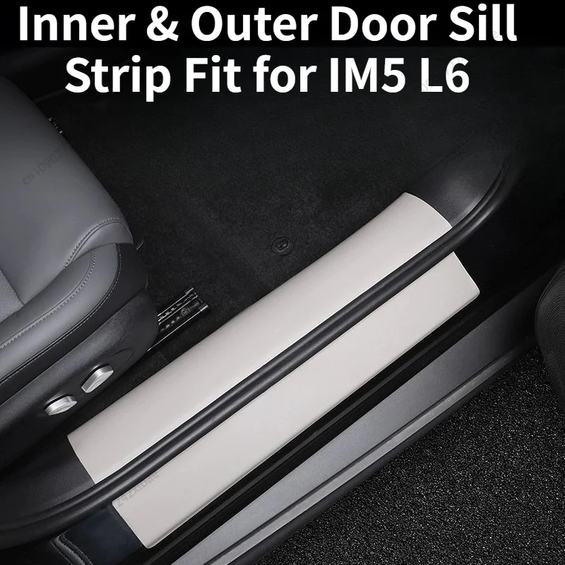 Leather Door Sill Strip, Interior Decor Anti-scratch Welcome Pedal Protective Modification Accessories Fit for IM5 L6 2025-2026
Leather Door Sill Strip, Interior Decor Anti-scratch Welcome Pedal Protective Modification Accessories Fit for IM5 L6 2025-2026