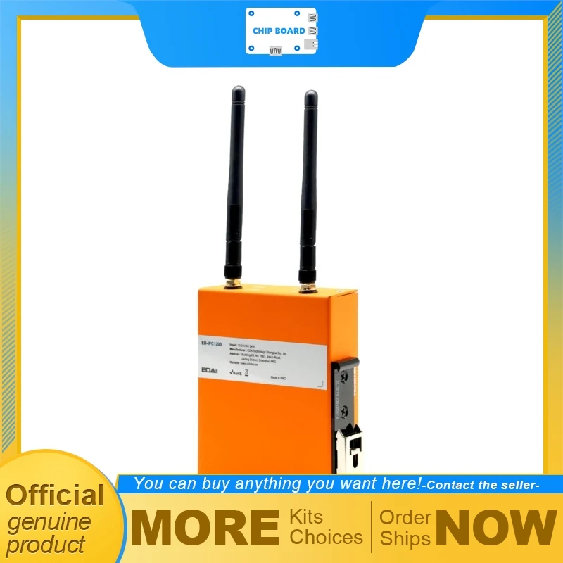 EDAtec ED-IPC1200 DIN Rail Industrial PC, Raspberry Pi CM0 A53, RS232 RS485, eMMC WiFi BT 4G
EDAtec ED-IPC1200 DIN Rail Industrial PC, Raspberry Pi CM0 A53, RS232 RS485, eMMC WiFi BT 4G