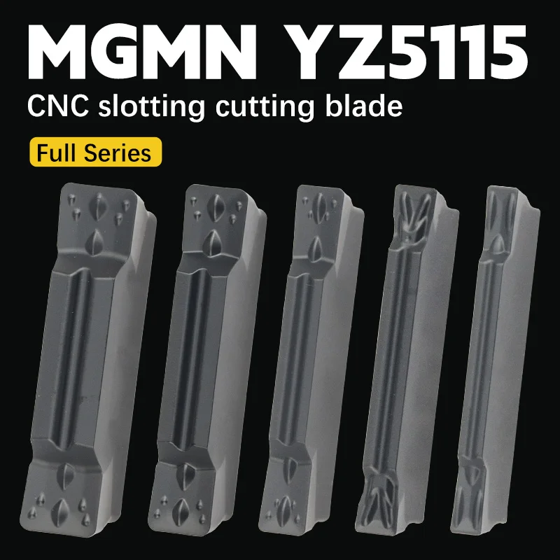 YZ5115 Advanced Carbide Grooving Inserts - MGMN 150/200/250/300/400/500/600 CNC Grooving Tools, Suitable for Cast Iron Machining
YZ5115 Advanced Carbide Grooving Inserts - MGMN 150/200/250/300/400/500/600 CNC Grooving Tools, Suitable for Cast Iron Machining