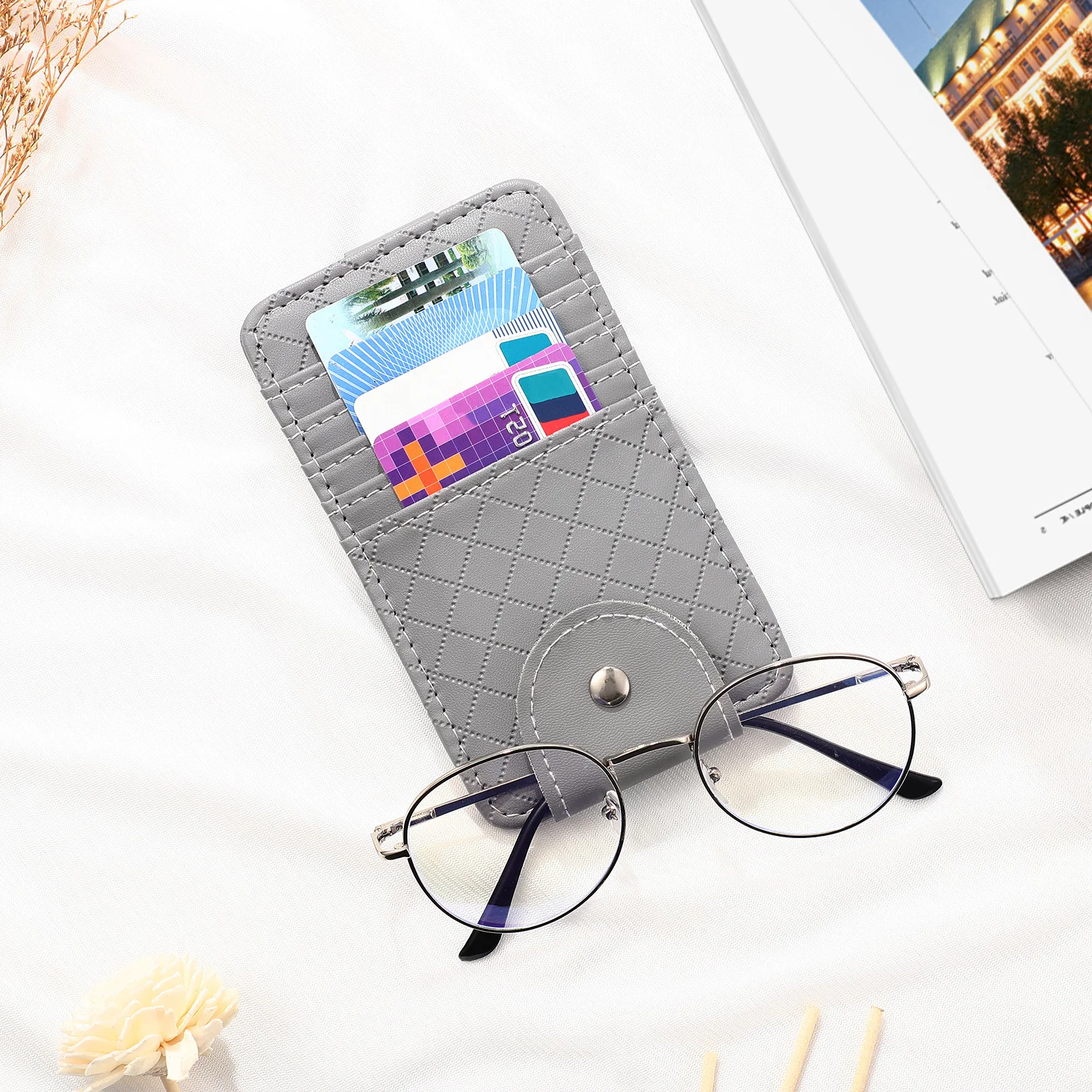 Car Sun Visor Organizer Glasses Holder Premium PU Storage Clip For Sunglasses Truck Man Car Pocket Multifunctional
Car Sun Visor Organizer Glasses Holder Premium PU Storage Clip For Sunglasses Truck Man Car Pocket Multifunctional