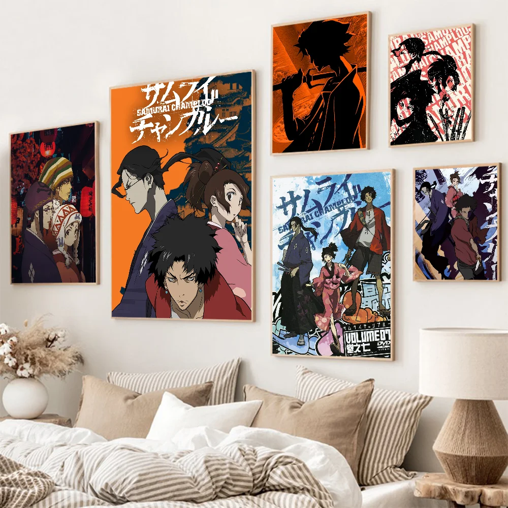 Samurai Champloo Classic Movie Movie Sticky Posters Vintage Room Bar Cafe Decor Nordic Home Decor
Samurai Champloo Classic Movie Movie Sticky Posters Vintage Room Bar Cafe Decor Nordic Home Decor