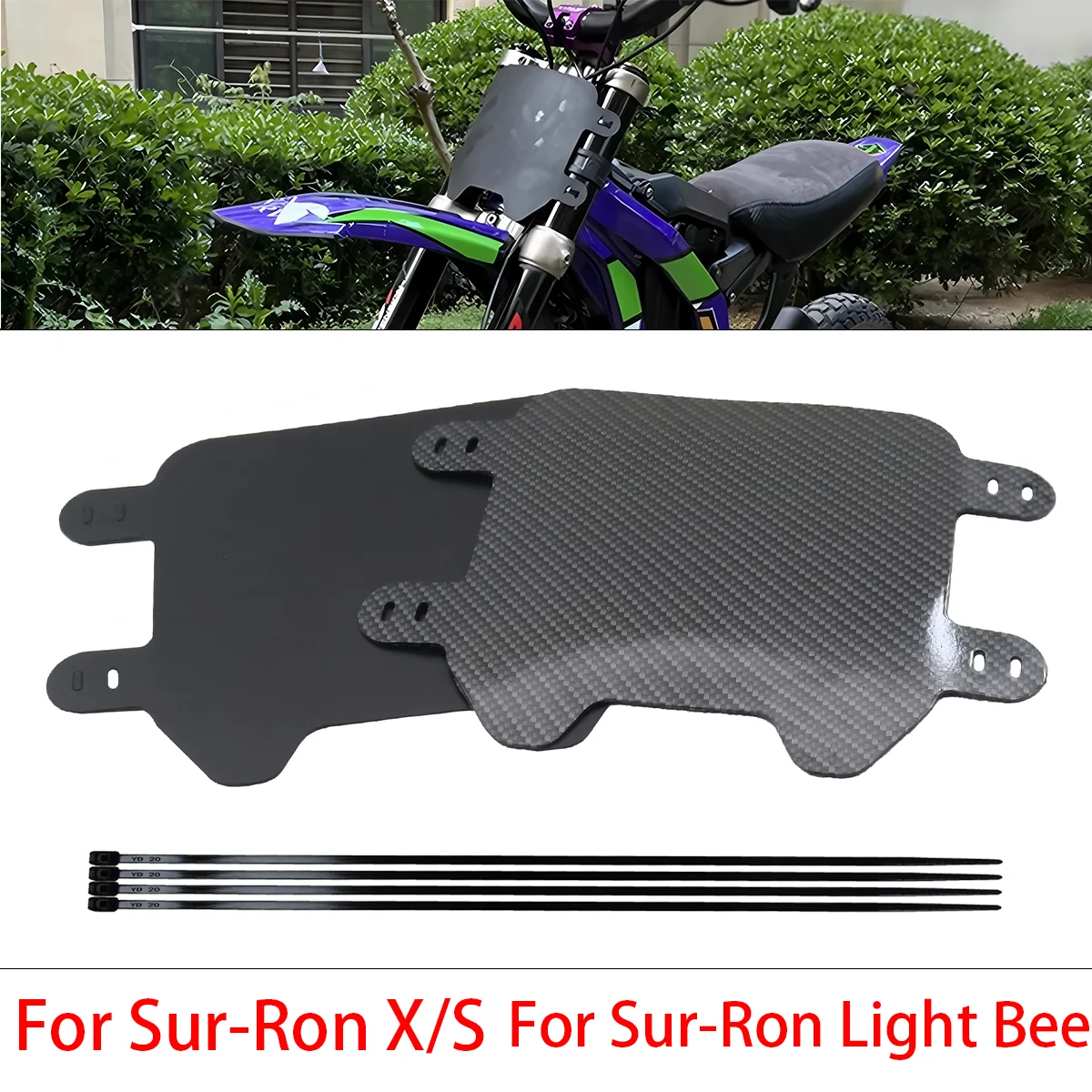 ElectricBikeFrontLicenseNumberPlateRegistrationPlate For Surron Sur-Ron Light Bee Light X Bee S Universal Motorcycle Accessories
ElectricBikeFrontLicenseNumberPlateRegistrationPlate For Surron Sur-Ron Light Bee Light X Bee S Universal Motorcycle Accessories