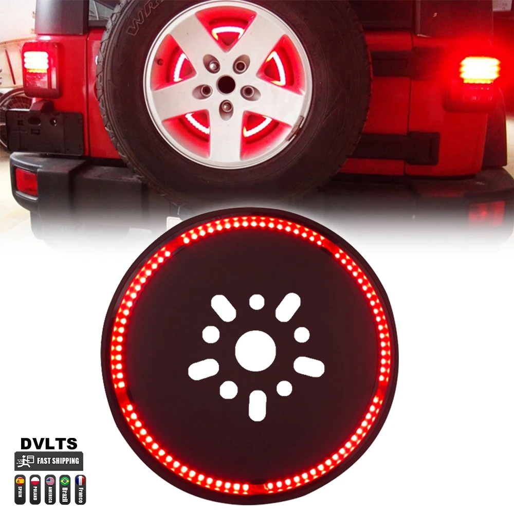 Spare Tire Brake Light Wheel Light 3Rd Third Brake Light for JEEP Wrangler 2007-2018 JK JKU YJ TJ, Red Light
Spare Tire Brake Light Wheel Light 3Rd Third Brake Light for JEEP Wrangler 2007-2018 JK JKU YJ TJ, Red Light