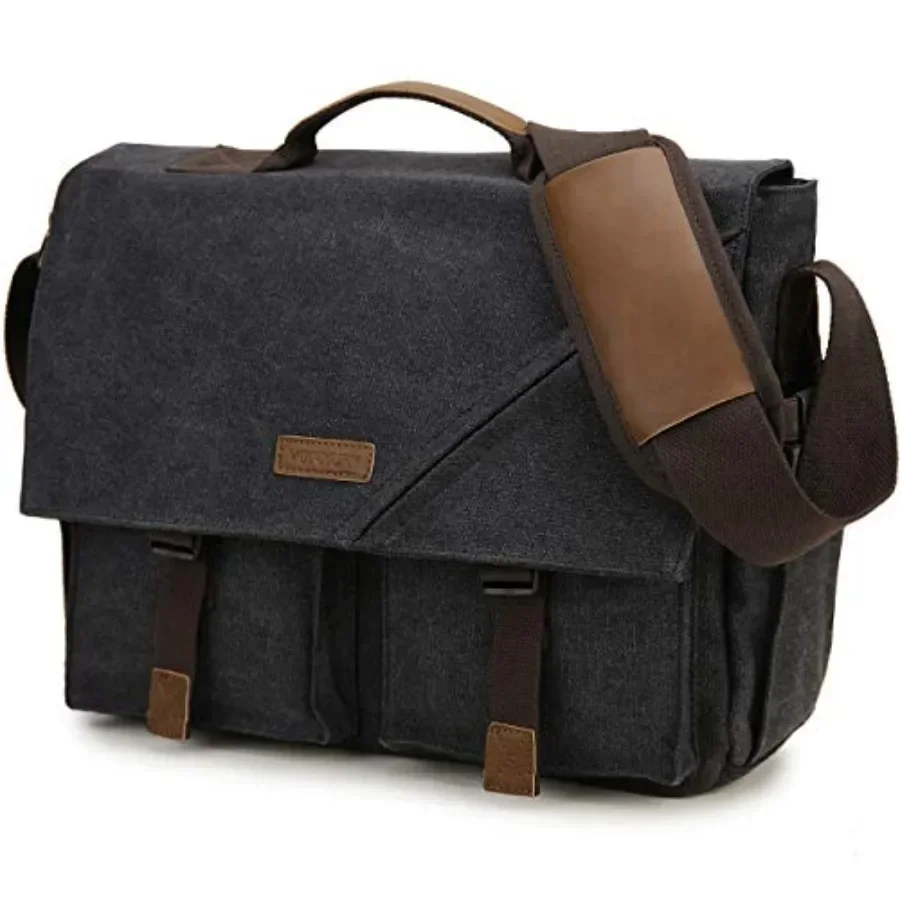 Messenger Bag for Men, VONXURY Water Resistant Vtage Canvas Satchel 14 ch Laptop Briefcase Shoulder Bookbag for Busess Work Sch
Messenger Bag for Men, VONXURY Water Resistant Vtage Canvas Satchel 14 ch Laptop Briefcase Shoulder Bookbag for Busess Work Sch