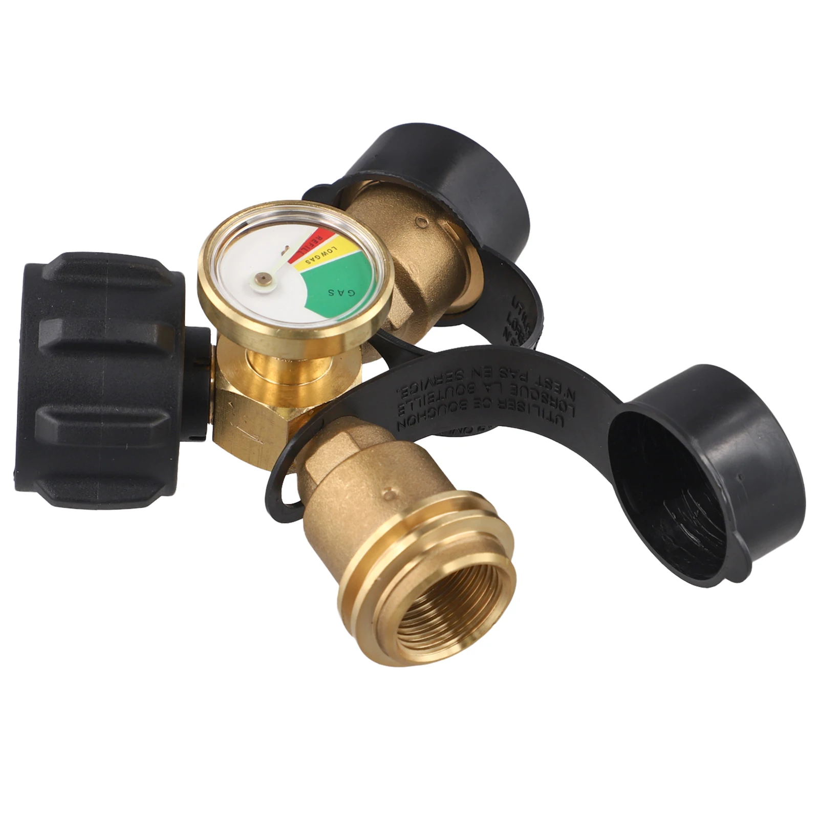 Enduring 3-way Propane Valve BBQ Propane Splitter Brass Construction Easy To Use Leak-proof Design For 5-100lb Gas Tanks
Enduring 3-way Propane Valve BBQ Propane Splitter Brass Construction Easy To Use Leak-proof Design For 5-100lb Gas Tanks