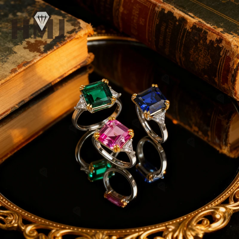 Выращенное в лаборатории сапфир/рубий/коллимерия, изумрудное кольцо с огранкой Asscher, блестящие украшения из драгоценных камней для женщин, идеальный рождественский и пасхальный подарок
Выращенное в лаборатории сапфир/рубий/коллимерия, изумрудное кольцо с огранкой Asscher, блестящие украшения из драгоценных камней для женщин, идеальный рождественский и пасхальный подарок