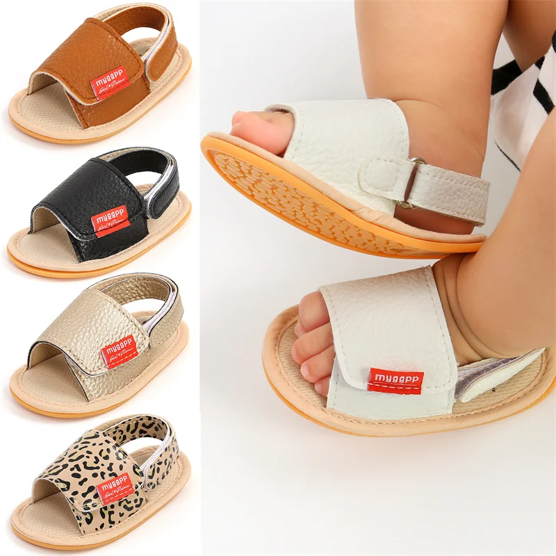 Infant Baby Shoes Toddler Flats Round Toe Anti-slip Rubber Soft Sole Newborn Baby Leather Sandals First Walker
Infant Baby Shoes Toddler Flats Round Toe Anti-slip Rubber Soft Sole Newborn Baby Leather Sandals First Walker