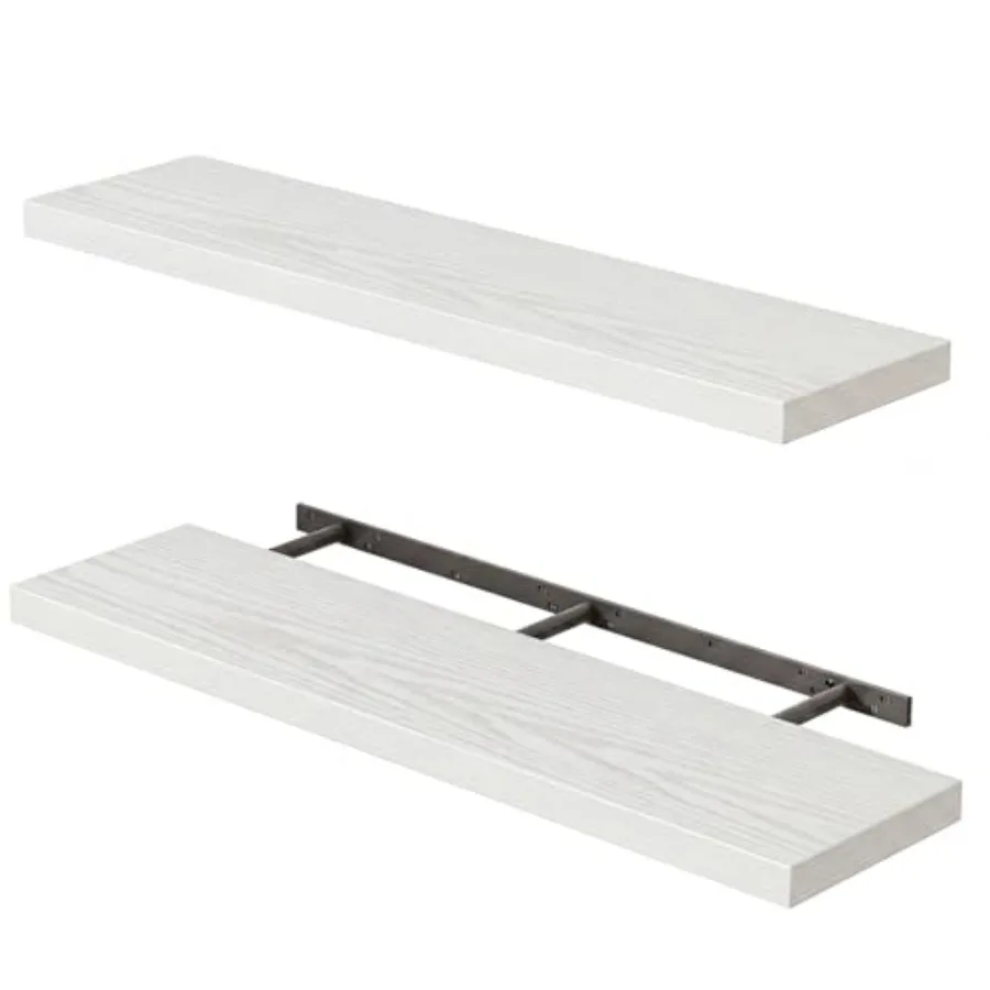 Floating Shelves for Wall, 35" Long Heavy Duty Wall Mounted Rustic Wood Shelves for Living Room, Bedroom, Bathroom and Kitchen,
Floating Shelves for Wall, 35" Long Heavy Duty Wall Mounted Rustic Wood Shelves for Living Room, Bedroom, Bathroom and Kitchen,
