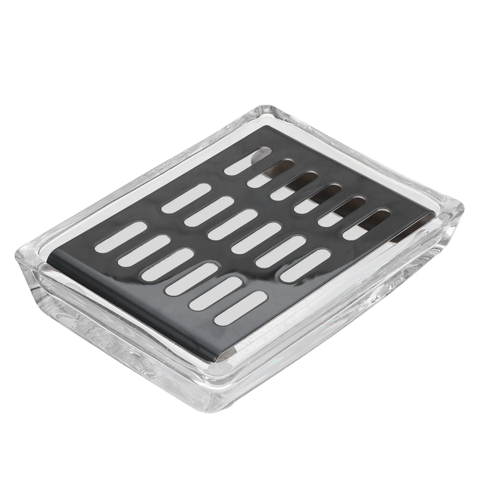 Versatile Glass Soap Tray with Drainage Hole for Bathroom Countertop Shower Kitchen Surfaces Easy to Clean Soap Dispenser
Versatile Glass Soap Tray with Drainage Hole for Bathroom Countertop Shower Kitchen Surfaces Easy to Clean Soap Dispenser